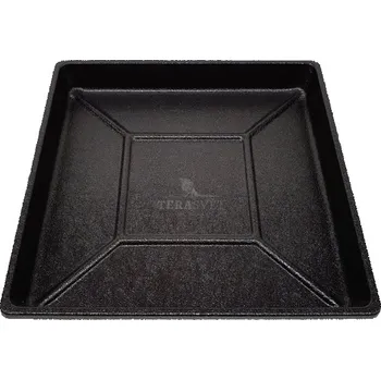 Terárium Terasvět Plastová vana do terária černá Do terária: 42 x 42 x 66 cm