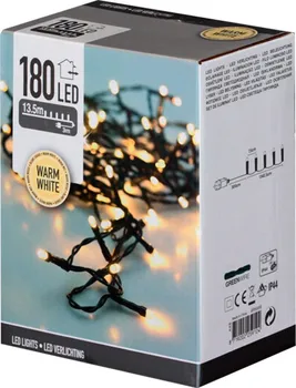 Vánoční osvětlení M.A.T. Group 385437 vánoční řetěz 180 LED teplá bílá