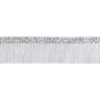 Leonské třásně šíře 30 mm, barva 2 stříbrná