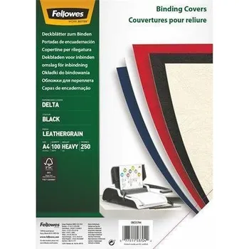 Vázací hřbet Fellowes Delta A4 zadní, černý - balení 100 ks
