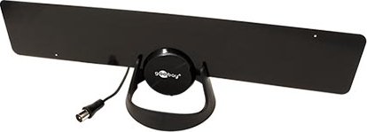 goobay Anténa pro DVB-T2, pokojová, aktivní, extra plochá, filtr LTE/4G (67183) - 77.92.5040