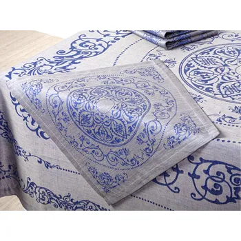 Papírový ubrousek Snový svět Lenka modrá - lněný ubrousek Počet: 1 kus