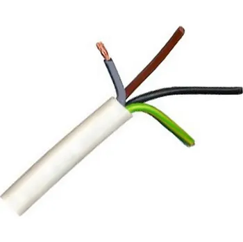 elektrický kabel Kabel CYSY 4 x 4 bílý