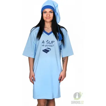 Dámská noční košile Noční košile žena Šup do postele - L