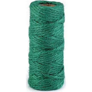 Obalový materiál Sisalový provázek Ø2 mm, barva 5 zelená jedle