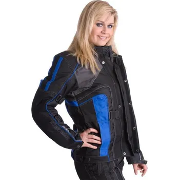 Moto bunda Pánská motocyklová textilní bunda Lookwell ATLANTIS Barva: Modrá, Velikost: XS