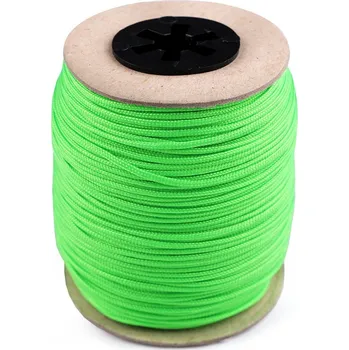 Příze Šňůra technická žaluziová / k navlékání korálků Ø1,4 mm, barva 17 zelená sv.