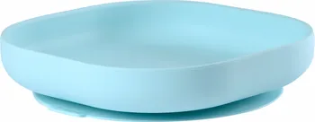 Béaba Talíř silikonový s přísavkou Blue