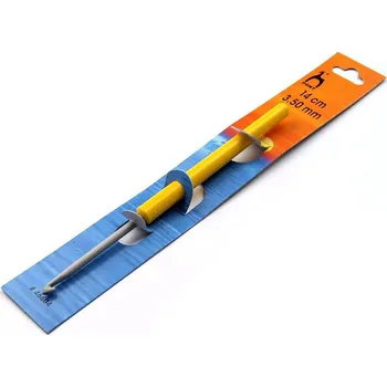 Háček na háčkování s rukojetí vel. 2; 2,5; 3 a 3,5 Pony, barva 3,5 mm viz foto