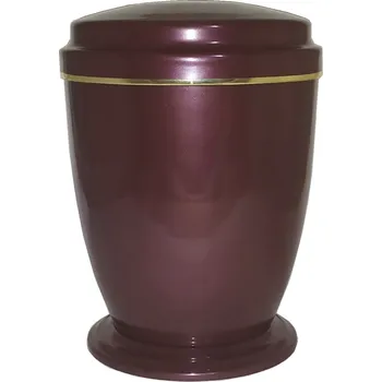 Smuteční dekorace Obal hliníkový, červená metalická