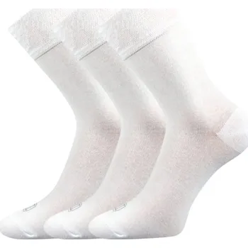 Pánské ponožky Společenské ponožky 3 kusy v balení Lonka Eli bílá Velikost: 35-38