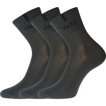 Pánské ponožky Ponožky VoXX 3 kusy v balení Fredy tmavě šedá Velikost: 39-42
