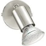 Eglo 92595 BUZZ-LED - LED nástěnná bodovka bez vypínače, včetně LED žárovky 1 x 2,8W (Naklápěcí bodovka v matném niklu)