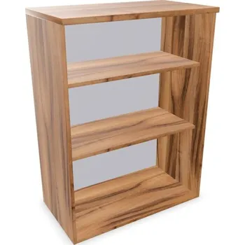 Policová skříň Kancelářská skříň - regál, nástavec, v x š x h: 1070 x 800 x 445 mm, barva ořech