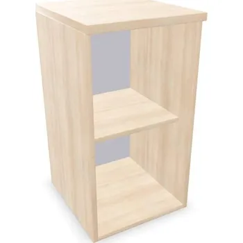 Policová skříň Kancelářská skříň - regál, nástavec, v x š x h: 740 x 400 x 445 mm, barva akácie