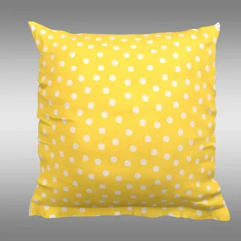 Bytový textil Povlak na polštář hladká bavlna CRESSIDA puntík - 40x40cm