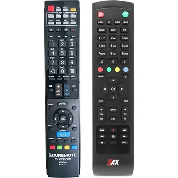 Dálkový ovladač OPTICUM AX HD60 + ovládání TV (mini TV) - dálkový ovladač duplikát