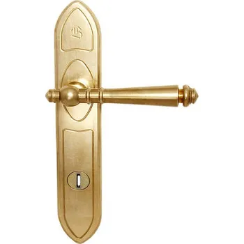 Dveřní kování BERNAT MOUNTING Bernat bezpečnostní kování Tradition Provedení: PZ RE (klika pravá/koule), Povrchová úprava: surová mosaz, Rozteč: 72 mm