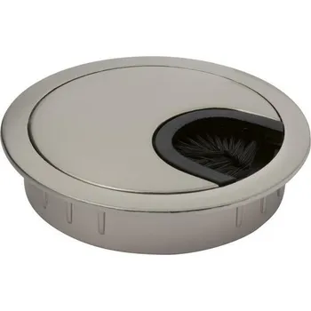 kabelová chránička Walteco Kabelová průchodka, průměr 60mm, kov, broušená ocel