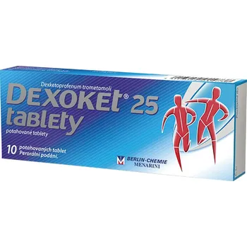 Lék na bolest, zánět a horečku Dexoket 25 mg 10 tbl.