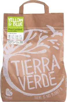Prací prášek Tierra Verde Yellow & Blue prací prášek na bílé prádlo a pleny