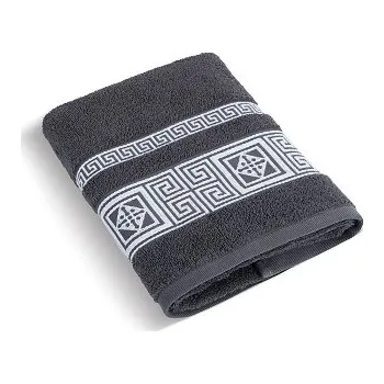 Ručník Froté ručník Řecká kolekce 50x100 cm tm.šedá