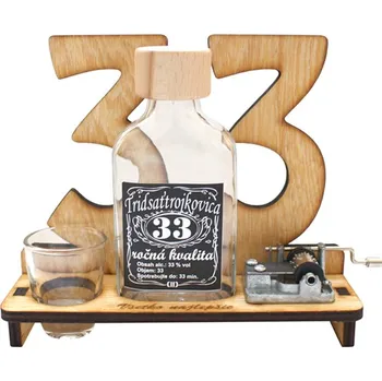 Značka na výročí 33 let s flašinetem SK