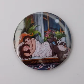 Dekorativní magnet Zuzana Honsová Mám psa a kočku - magnet 56 mm