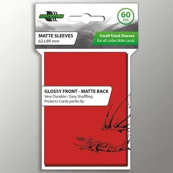 Příslušenství k deskovým hrám Blackfire EU Obaly na karty červené (62 x 89 mm) - 60 ks 2025 (close-out)