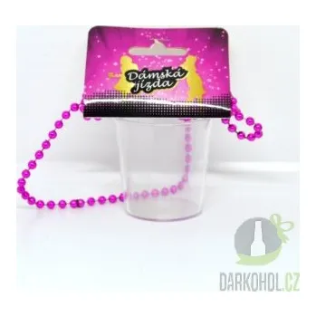 Žertovný předmět Dámská jízda Panák náhrdelník