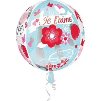 Amscan Balónek fóliový koule ORBZ Paris 38 x 40 cm