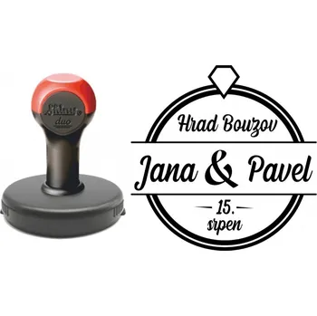 Svatební dekorace Svatební razítko prsten