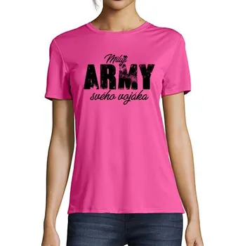 Oblečení a móda STRIKER Dámské tričko miluji svého vojáka Velikost: M
