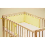 Mantinel do dětské postýlky - Scarlett froté - 180 x 20 cm - žlutá