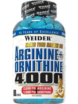 Aminokyselina Weider Arginine + Ornithine 4000 - 180 cps.