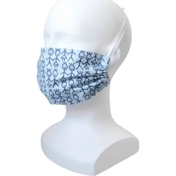 rouška N4H Rouška s kapsou YourPOCKET SILVERKILLER | 1 rouška + 10 filtrů Barva: Panáčci (modrá)