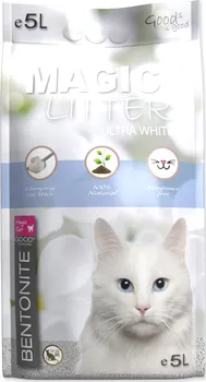 Podestýlka pro kočku Magic Litter Bentonite Ultra White