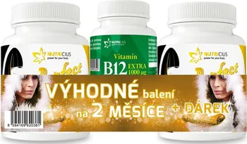 Nutricius Perfect Hair Gold methionin + biotin + Vitamin B12 extra 180 tbl.