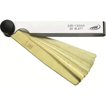 Helios Preisser Spárová měrka nemagnetická Helios Preisser,délka plíšků - 100mm, 0,05 - 0,5 mm, 8 kusů v sadě