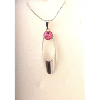 Náhrdelník Náhrdelník s přívěskem se SWAROVSKI kamínkem (Přívěsek na krk z bižuterie)