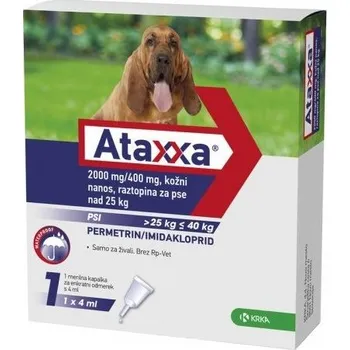 KRKA Ataxxa Spot-on Dog, 1 x 4 ml