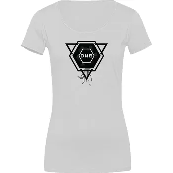 Dámské tričko Dámské tričko Ornament Velikost: 3XL, Barva: Bílá