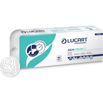 Toaletní papír Lucart Aquastream 2vrstvý 10 ks