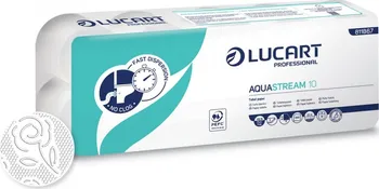 toaletní papír Lucart Aquastream 2vrstvý 10 ks