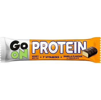 Protein GO ON Proteinová tyčinka vanilka 50g