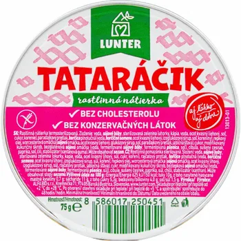 Rostlinná pomazánka Lunter Tataráček rostlinná pomazánka 75 g