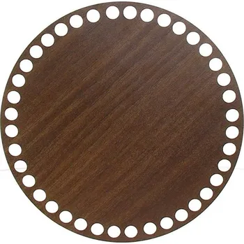 Příze Dno na košík kruh 17 cm ořech