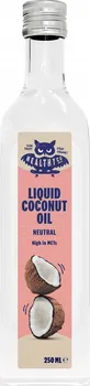 Rostlinný olej HealthyCo Tekutý kokosový olej neutrální 250 ml