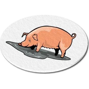 Podtácek Pelisport Filcový podtácek prase sada 4 ks