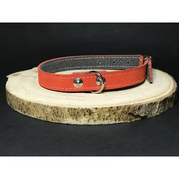 Obojek pro psa Palkar obojek z velurové kůže pro psy 40 cm x 18 mm červená (Palkar obojek z velurové kůže pro psy 40 cm x 18 mm červená)